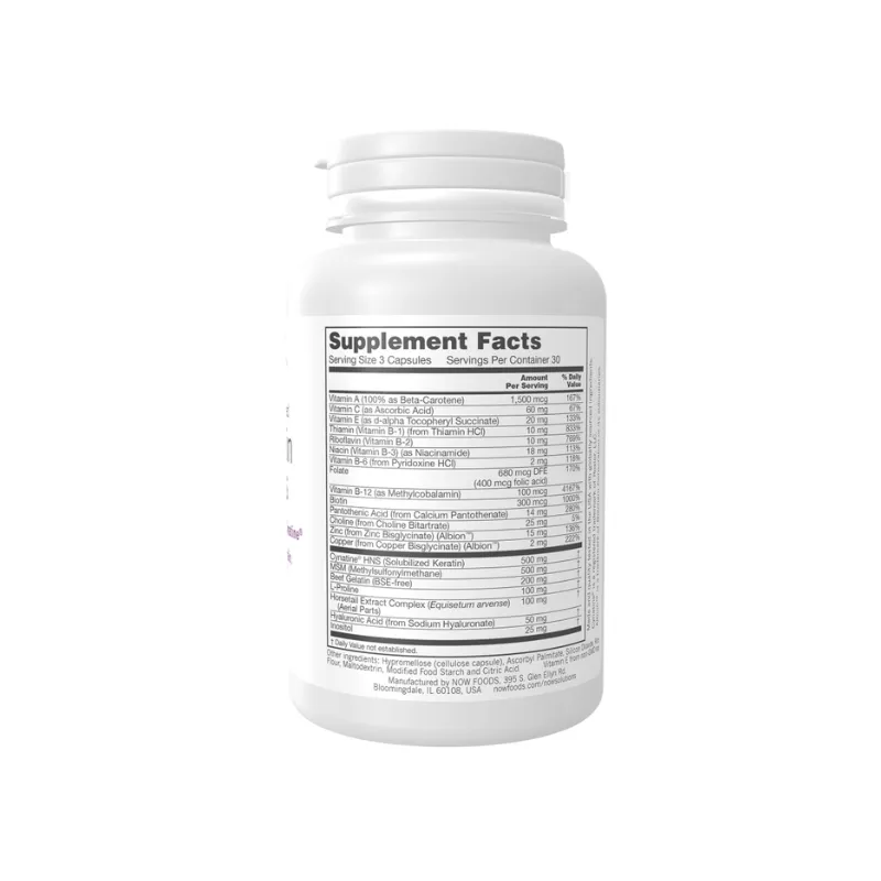 Now Foods Hair Skin & Nails Vegan 90 Veg Capsules