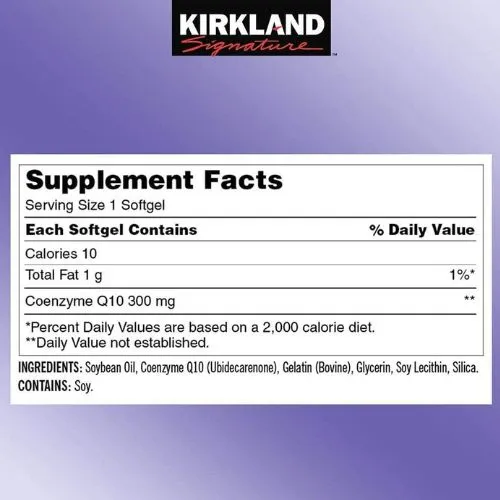 Kirkland, CoQ10 300mg (100 Softgels) in Bngladesh