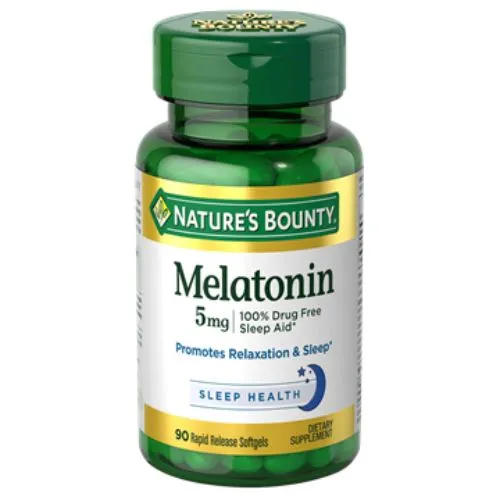 Nature's Bounty Melatonin 5 mg 90 Softgels