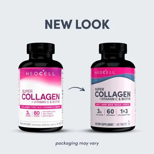 NeoCell Super Collagen C with Biotin, Type 1 & 3 (90 Tablets) in Bangladesh