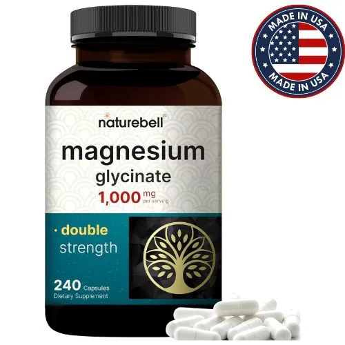 Naturebell Magnesium Glycinate 1000mg (240 Capsules) in Bangladesh | 3rd Party Tested