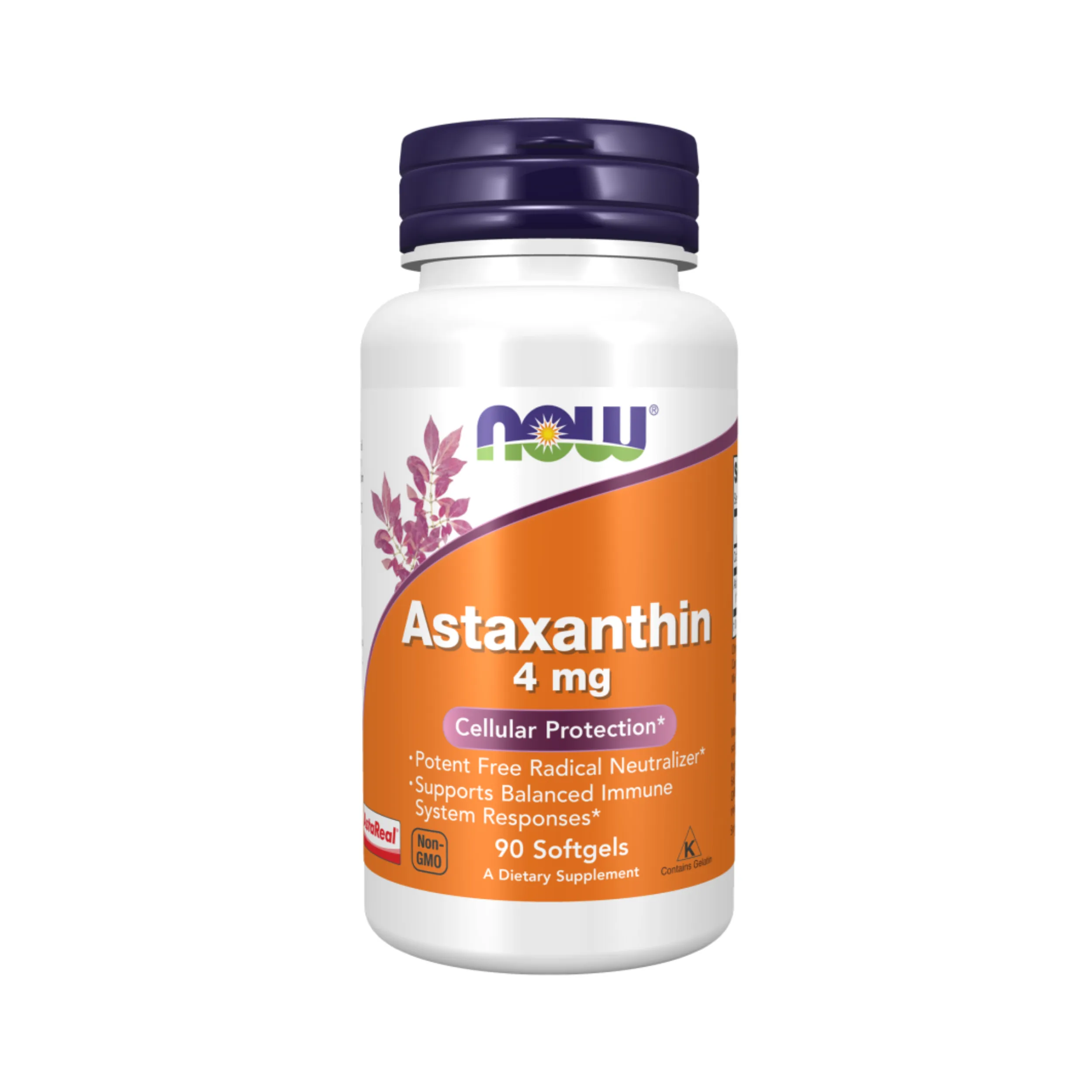 Now Foods Astaxanthin 4 mg 90 Softgels
