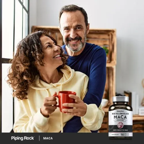 Piping Rock Red Yellow Black Maca Root 4800mg (150 Capsules) in Bangladesh - Thumbnail 4