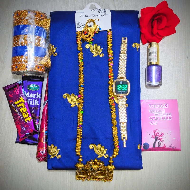 Saree gift combo set