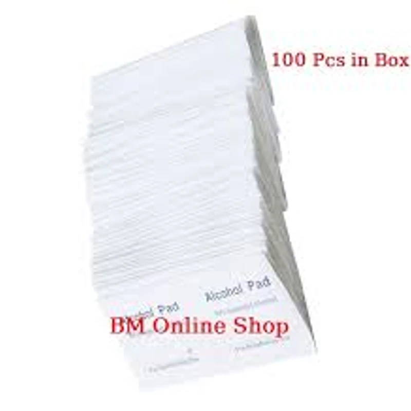 100 পিস জেটওয়েল অ্যালকোহল প্যাড সোয়াবস জীবাণুনাশক ওয়াইপ হ্যান্ড ক্লিন প্যাড 825115