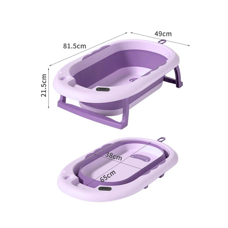 SmartCare Folding Bathtub with Thermometer for Baby (China)