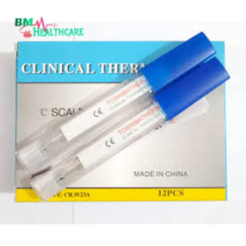 Toshiba Clinical Glass Thermometer (12 PCS)
