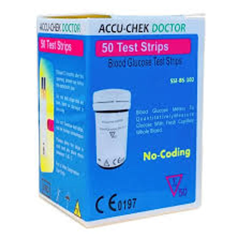 Accu Check Doctor Blood Glucose Test Strip ( 50 Pcs)