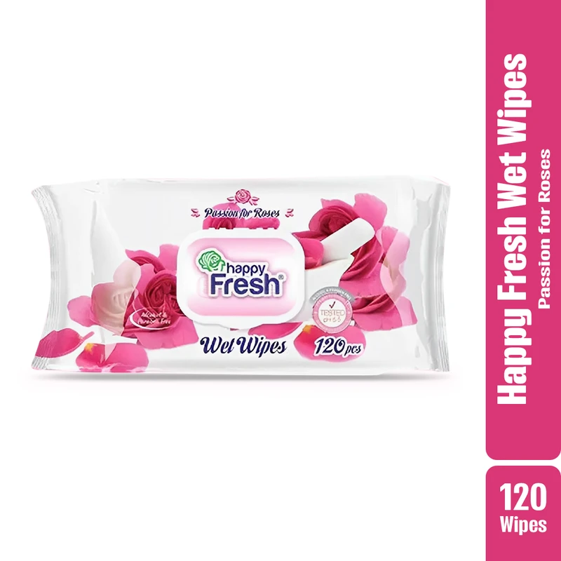 Happy Fresh Wet Tissue Wipes -120 Pcs