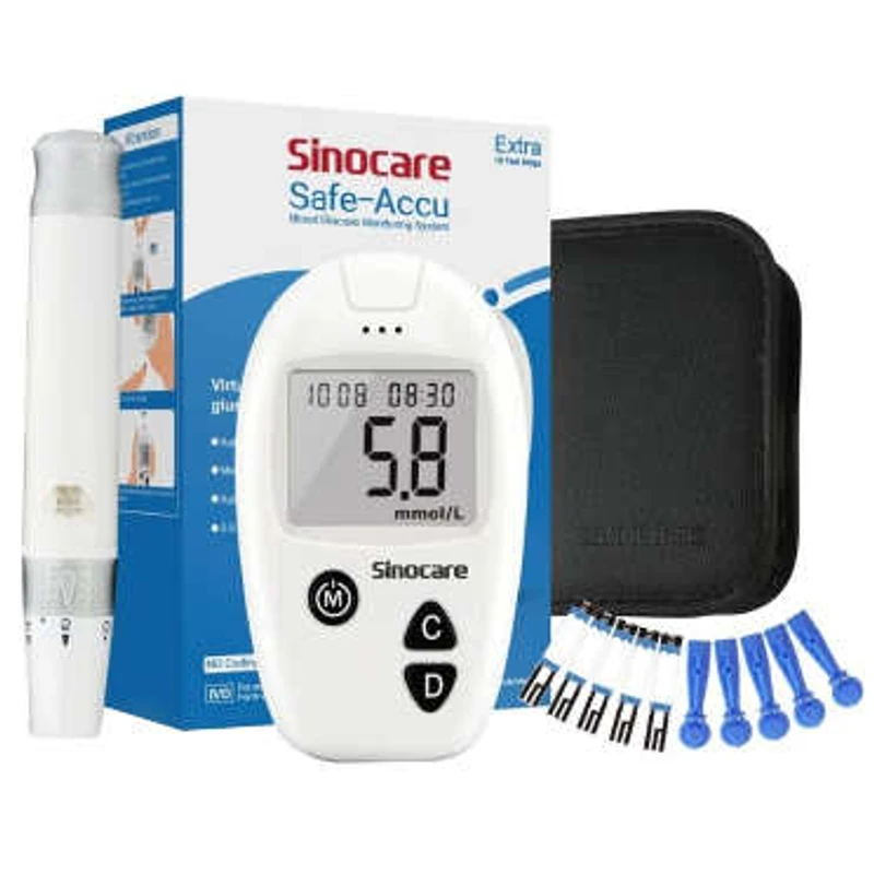 Sinocare Safe-Accu Blood Glucose Meter Diabetic Machine