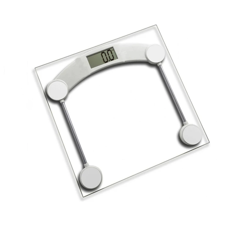 Digital Body Weight Measuring Machine - Personal Bathroom Scale Transparent 05 mm Glass