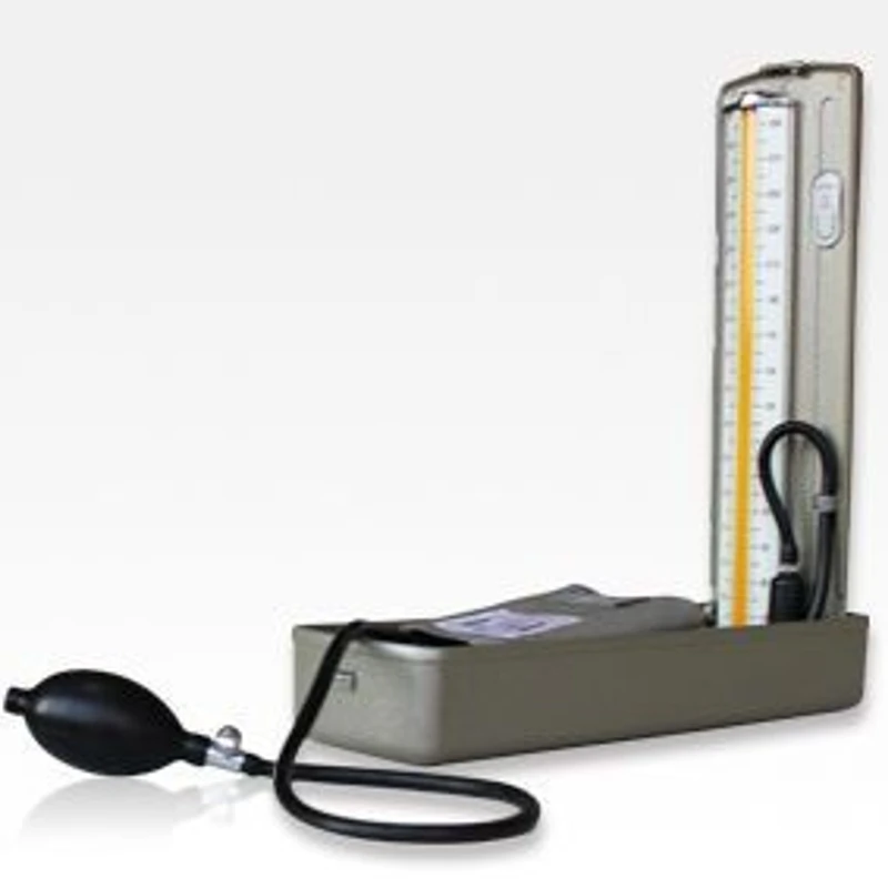 Mercury Blood Pressure Monitor Mercurial Sphygmomanometer - Analog Manual BP Machine Without Stethoscope for Professional Use