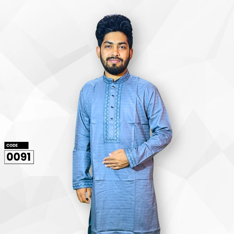 Mens Premium Embroidery Panjabi Cd-91