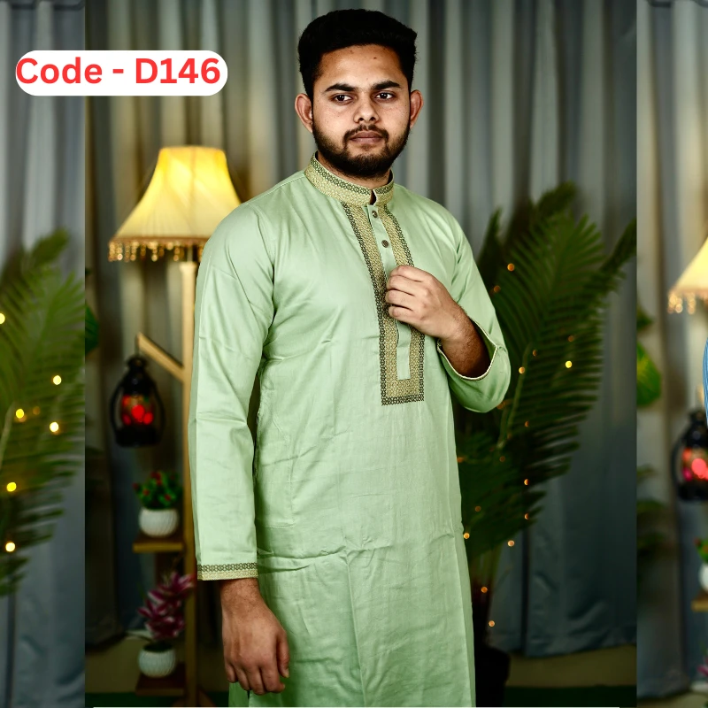 Mens Premium Embroidery Panjabi-Cd-146