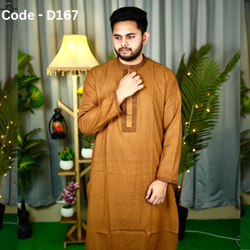 Mens Premium Embroidery Panjabi-Cd-167