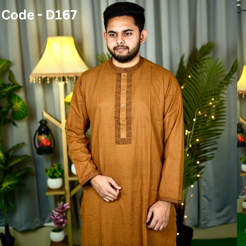 Mens Premium Embroidery Panjabi-Cd-167
