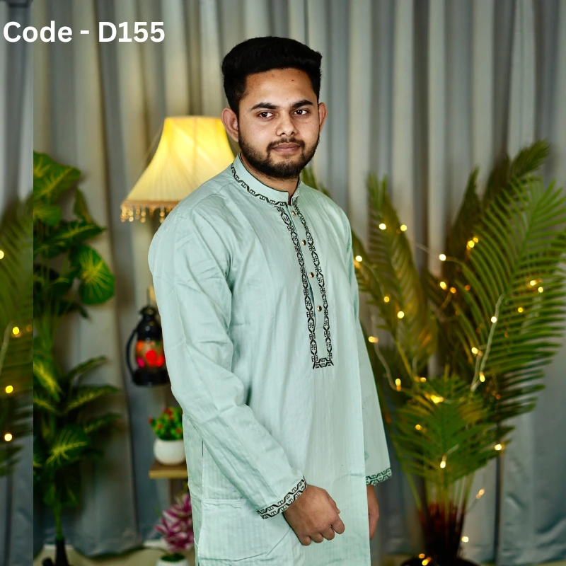 Mens Premium Embroidery Panjabi-Cd-155
