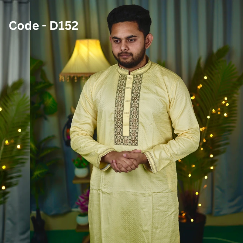 Mens Premium Embroidery Panjabi-Cd-152