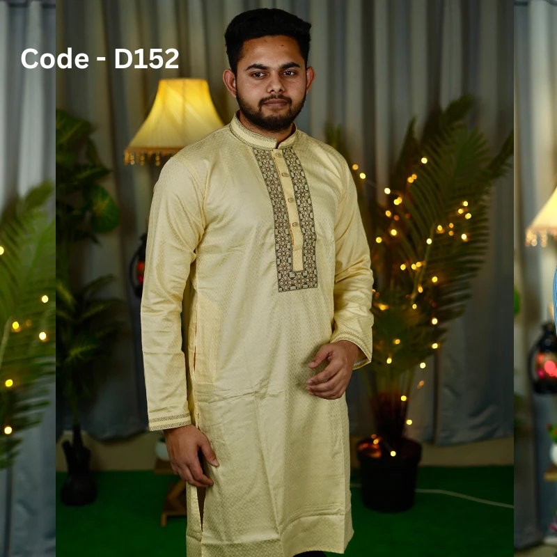 Mens Premium Embroidery Panjabi-Cd-152