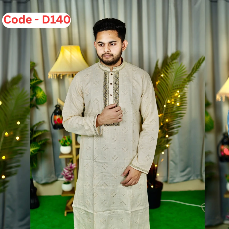 Mens Premium Embroidery Panjabi-Cd-140