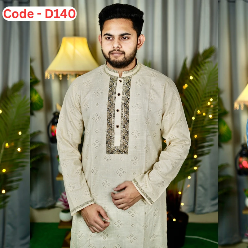 Mens Premium Embroidery Panjabi-Cd-140