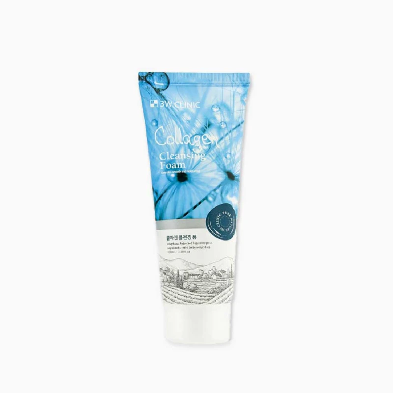 3w clinic collagen foam cleansing - 100ml