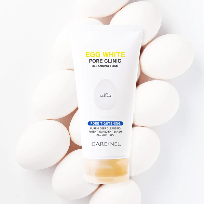 Care:Nel Egg White Pore Cleansing Foam - Image 3