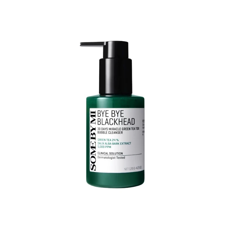 Some by mi Bye Bye Blackhead 30 Days Miracle Green Tea Tox Bubble Cleanser - 120g