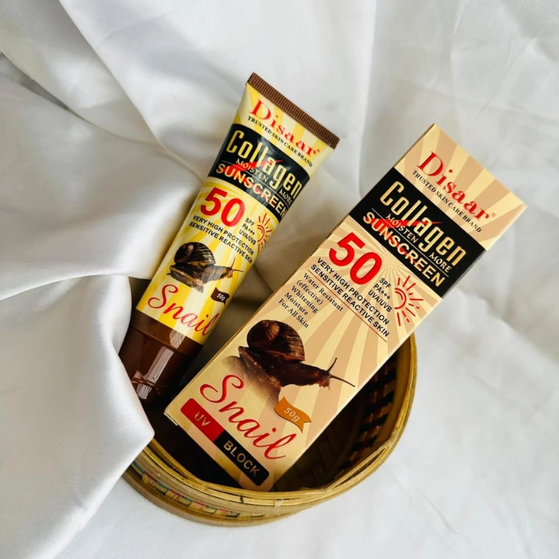 Disaar Collagen Snail Sunscreen SPF50++ 50g