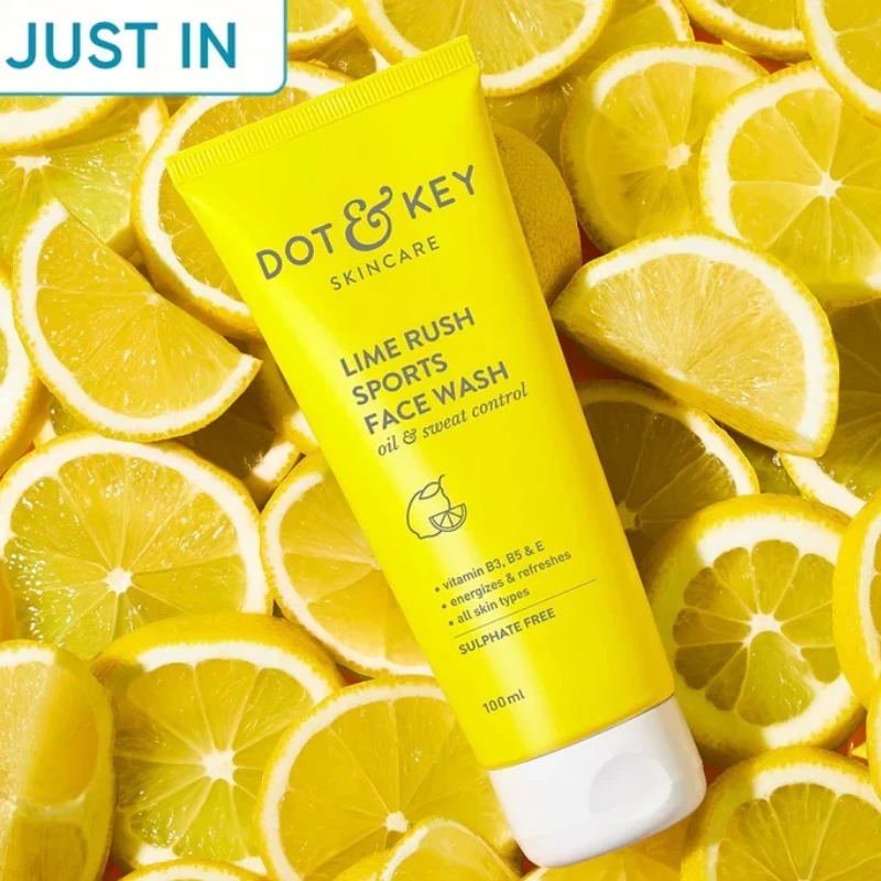 Dot & Key Lime Rush Sports Facewash