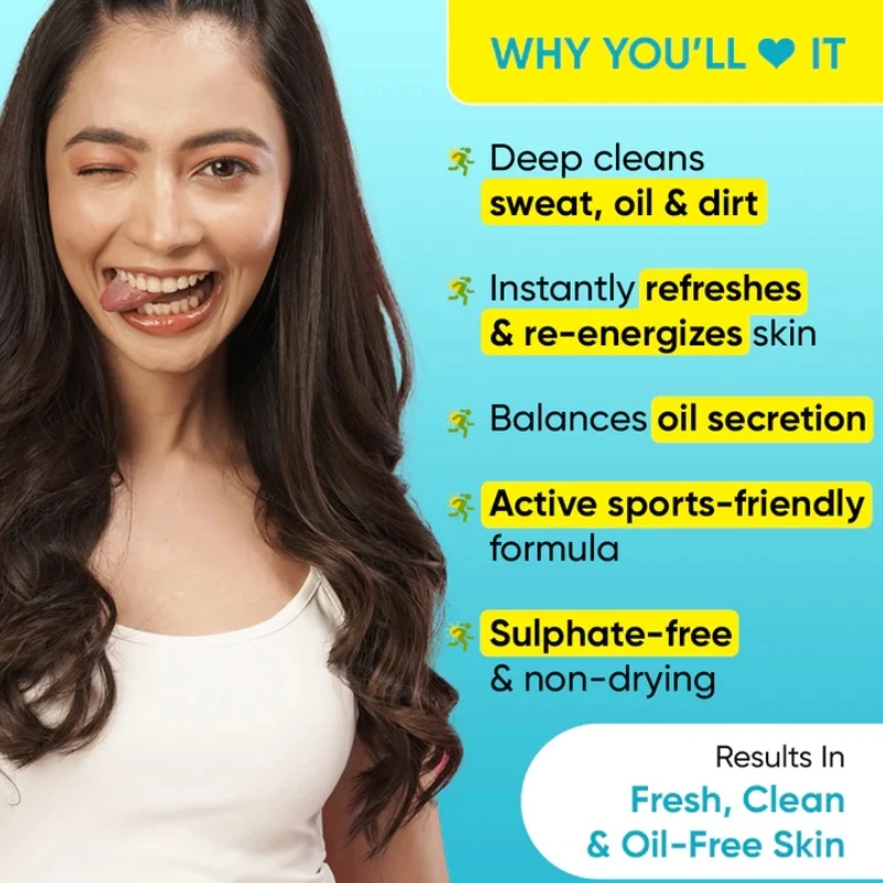 Dot & Key Lime Rush Sports Facewash