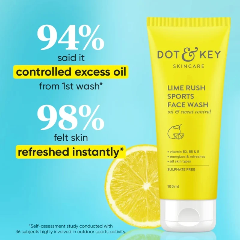 Dot & Key Lime Rush Sports Facewash - Image 3