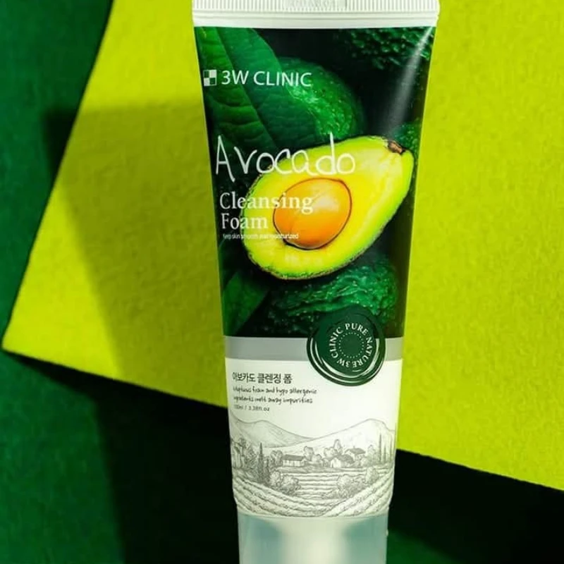 3w Clinic Avocado Cleansing Foam -100ml