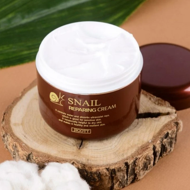 Jigott Snail Repairing Cream 100ml - Image 3