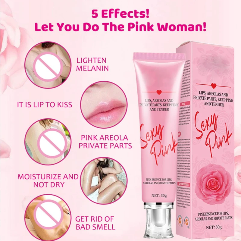 Aichun Beauty Sexy Pink Essense For Lips Areolas and Privat Parts 30g