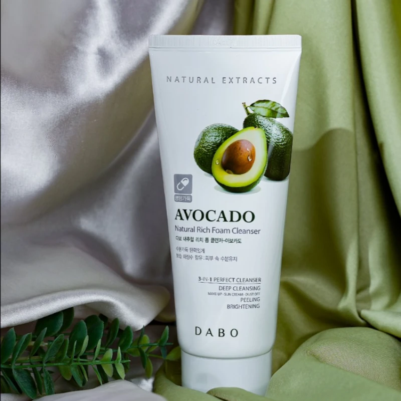 Dabo Natural Rich Foam Cleanser Avocado 180 ml