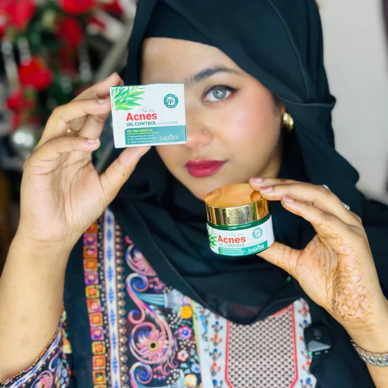 SADOER Tea Tree Oil Face Acne Treatment Moisturizer Scar Cream-50gm