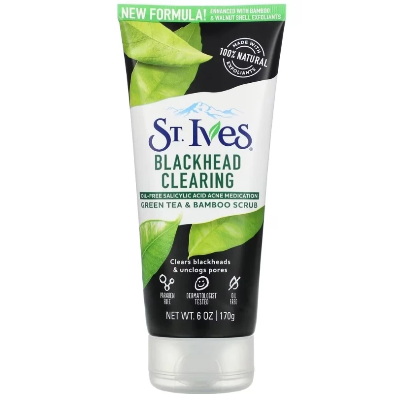St. Ives Blackhead Clearing Face Green Tea Scrub – 170gm