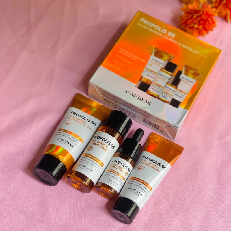 Some By Mi Propolis B5 Glow Barrier Calming Starter - 4pcs - Image 4