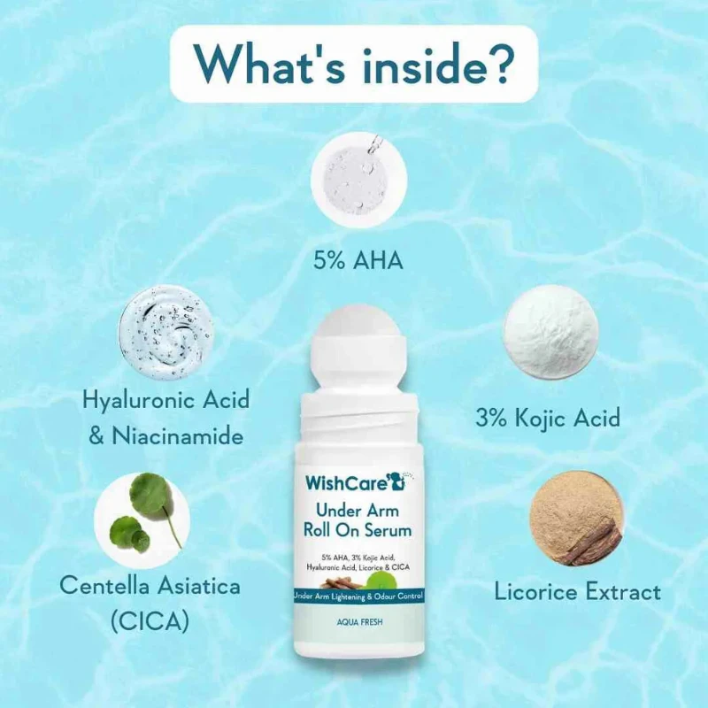 WishCare Under Arm Roll On Serum 50ml - Image 5