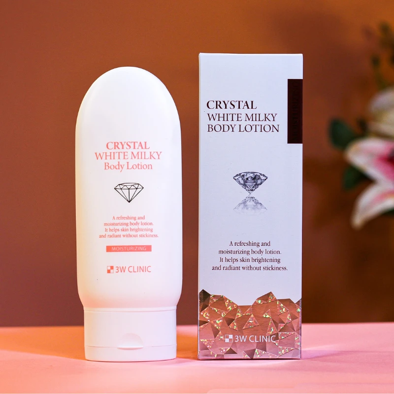 3w clinic crystal white milky body lotion - 150gm
