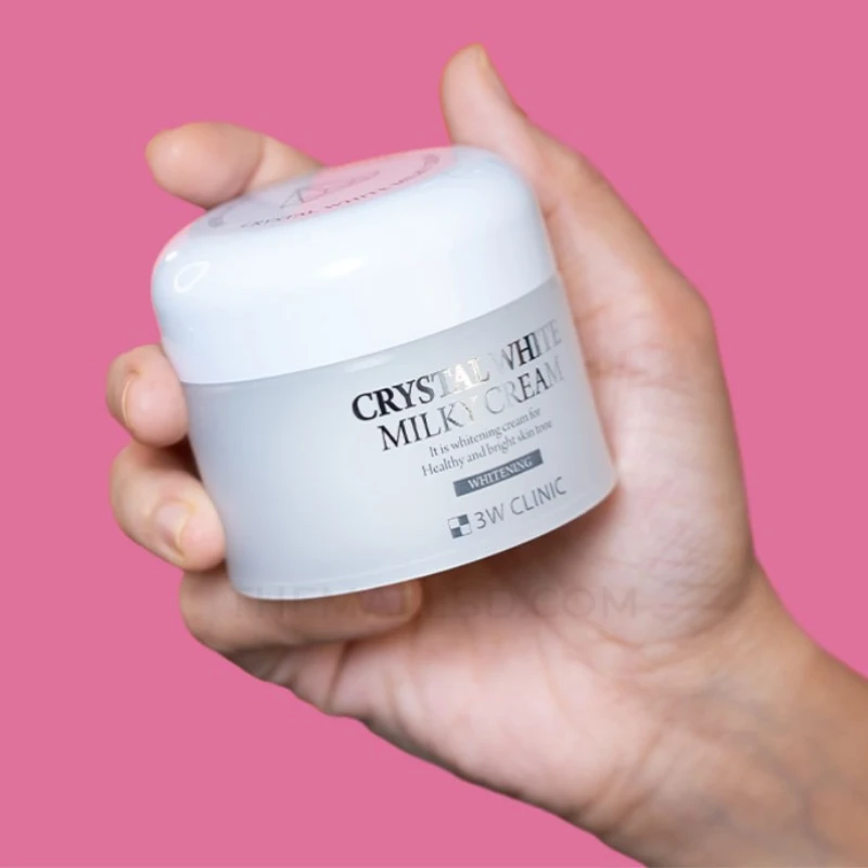 3w clinic crystal white milky cream - 50gm - Image 4