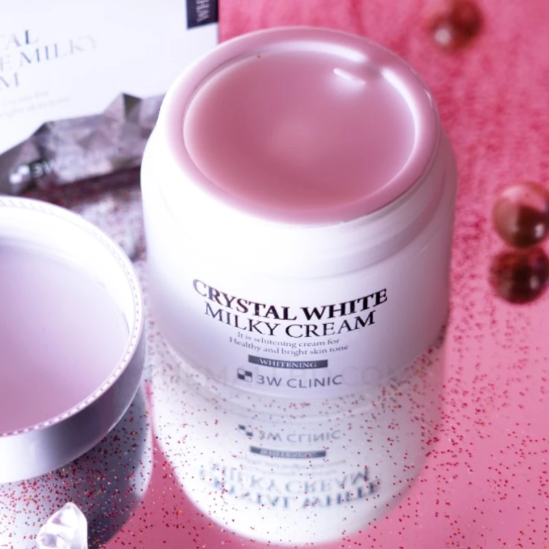 3w clinic crystal white milky cream - 50gm