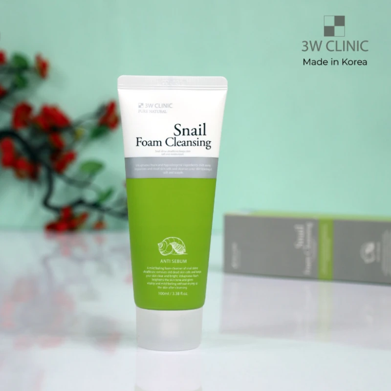 3W Clinic Snail Cleansing Foam