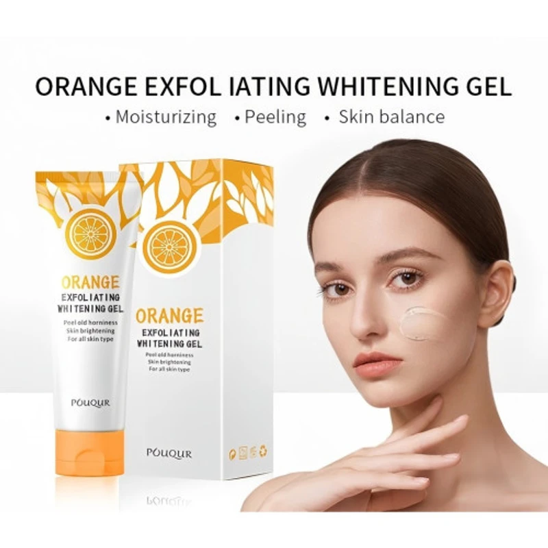 Orange Exfoliating Whitening Peeling Gel 50gm for Face and Body Skin - Image 4
