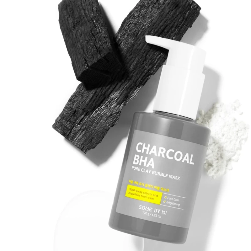 Some by mi Charcoal BHA Pore Clay Bubble Mask - 120gm - Image 3
