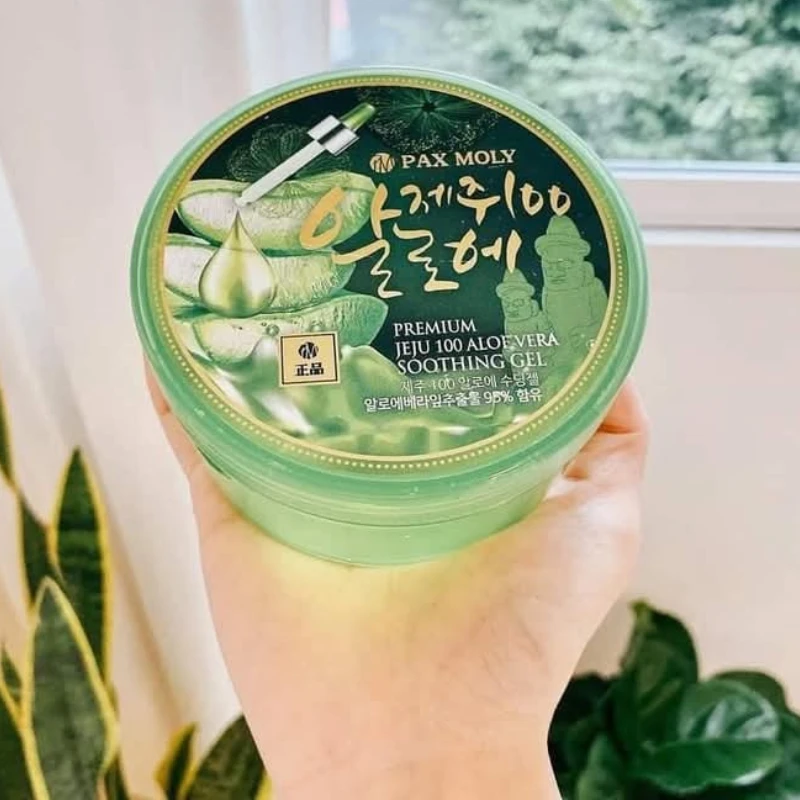 Paxmoly Premium Jeju 100 Aloe Vera Soothing Gel - 300g - Image 3