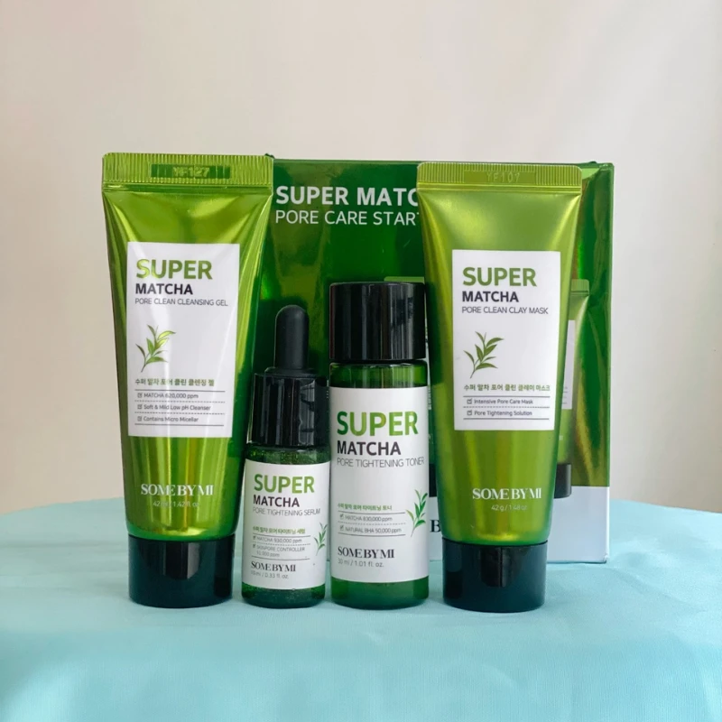 Some By Mi Super Matcha Pore Care Starter Kit - 4pcs