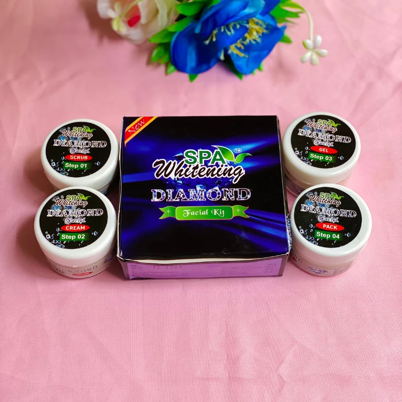 Dimond Pack Facial Kit (4Pcs) - Spa Whitening