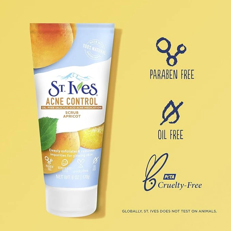 St. Ives Acne Control Apricot Face Scrub 170gm